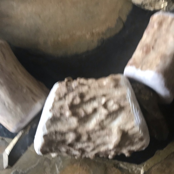 Upcycled 2pc. Antler&Stone Necklace/Earring Set - Picture 5 of 10